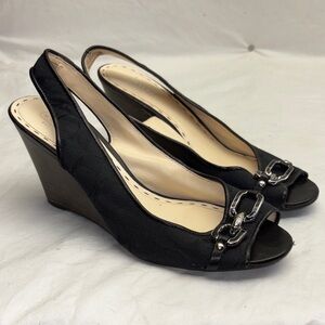 Coach Cynthia wedges sandals SZ 9.5 B